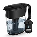 Water Purifiers & Filters | Alkaline Pitcher Jug (2.5L) & Advanced Tap/Shower Filter | pH Balancing, Hard Water Softener, Removes Impurities | Home, Kitchen & Office Use (Alkaline)