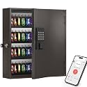 WeHere 120 Key Lock Box Wall Mount,Smart Key Cabinet with Keypad for Office