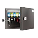 WeHere 16 Key Lock Box, Steel Key Cabinet with Combination Lock &amp; Key