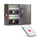 WeHere 60 Key Lock Box Wall Mount, Smart Key Cabinet with Keypad for Office