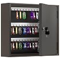WeHere 90-Keys Key Lock Box, Key Cabinet with Key Tags,Wall Mount Key Box