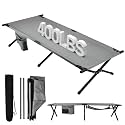 WEIDIORME Portable Camping Cot for Outdoor Sleep (Grey)