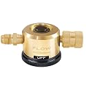 WEIDOU Upgraded Yellow HVAC Nitrogen Purge Tool | PURGE & BRAZE Modes | Adjustable 50-200 PSI Regulator | 1/4" Flare Fitting | Sturdy Brass