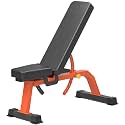 Weight Bench, Workout Bench Capacity, Adjustable Back and Seat Incline for Home Gym Dumbbell Exercise and Full Body Strength Training