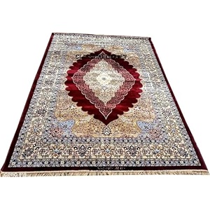 weighted economical silk touch carpet approx 4 x 6 feet 120x180