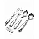 Weighted Utensils 7 oz Cozentra - Adaptive Utensils (4-Piece Set) Weighted 7 oz Each- Weighted Utensils for Hand Tremors and Parkinson's Patients - Weighted Silverware for Hand Tremors