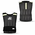Weighted Vest – Comfortable, Durable, Adjustable | Heavy-Duty Fabric, Phone Pocket, Reflective Strips | Ideal for Running, Gym, Cardio &amp; Strength Training (Black, 5 KG)