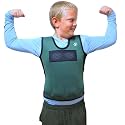 Weighted Vest For Kids - Adjustable Compression Vest With Six Removable Weights Included - Breathable Snug Fit Design
