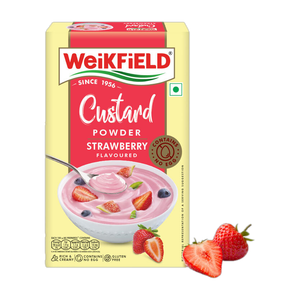weikfield custard powder strawberry 75 g