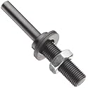 Weiler 07726 3/8" Arbor Diameter, 1" Stem Length, 1/4" Stem Diameter, Threaded Shaft Drive Arbor