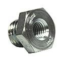 Weiler 07772 Mighty-Mite 5/8"-11 Fixed, M10 x 1.50 Adapted Thread Size Adapter For Cup Or Wheel Brush