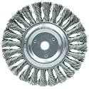 Weiler 08095 6" Standard Twist Knot Wire Wheel, .016" Steel Fill, 5/8"-1/2" Arbor Hole, Made in the USA (Pack of 10)