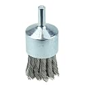 Weiler 10213 1-1/8" Knot Wire End Brush, .0104" Stainless Steel Fill, Made in the USA (Pack of 10)