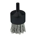 Weiler 10031 1-1/8" Knot Wire End Brush, .014" Stainless Steel Fill, Made in the USA (Pack of 10)