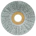 Weiler 15533 3" Crimped Wire Wheel, .006" Steel Fill, 1/2" Arbor Hole, Made in the USA (Pack of 10)