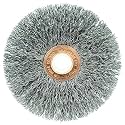 Weiler 15553 3" Crimped Wire Wheel, .0104" Steel Fill, 1/2" Arbor Hole, Made in the USA (Pack of 10)