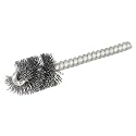 Weiler 21266 3/4" Power Tube Brush, 0.008" Steel Wire Fill, 1" Brush Length, Made in the USA (Pack of 10)