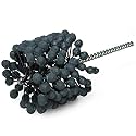 Weiler 34267 CrossFlex Heavy Duty Bore Brush 3-1/2 Diameter 180SC Grit, Grey