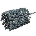 Weiler 34274 Crossflex Heavy Duty Bore Brush 4 Diameter 120SC Grit, Green, 4.0"