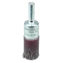 Weiler 35340 1/2" Polyflex Encapsulated Crimped Wire End Brush, .0104" Steel Fill, 1/4" Stem, Made in the USA (Pack of 10)