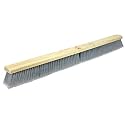 Weiler 42098 36" Fine Sweep Floor Brush, Flagged Silver Polystyrene Fill, Includes Brace