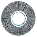 Weiler 83950 14" Crimped Filament Nylox Wheel, .040/80SC Fill, 5-1/4" Arbor Hole, Made in The USA (Pack of 2)