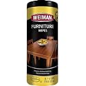 Weiman Wood Cleaner and Polish Wipes - Clean, Polish &amp; Protect Wood Furniture, 30 Count