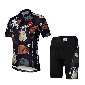 weimostar children cycling jersey set clothing boys girls shorts pad suits
