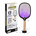 Weird Wolf Rechargeable Mosquito Killer Racket Bat with UV Light & Stand