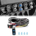 WeiSen 180W Spot Lights Wiring Harness Kit Fit for Polaris RZR Ranger