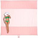 WEKAPO Beach Blanket Sandproof Waterproof, Extra Large Beach Mat, Oversized &amp; Compact Sand Free, Quick Drying Beach Essentials for Vacation, Cruise, Picnic &amp; Camping with Stakes