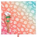 WEKAPO Beach Blanket Waterproof Sandproof Oversized, Extra Large Beach Mat Sand Free, Lightweight & Compact Sand Free Mat with 5 Stakes & 4 Corner Pockets