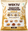 WEKTU Signature NutriGrain Gold Premium High Fibre Multigrain Atta (5 kg)