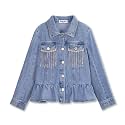 WELAKEN Girls Denim Jackets – Trendy Button-Up Outerwear for Kids