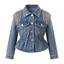 WELAKEN Girls Denim Jackets – Trendy Button-Up Outerwear for Kids