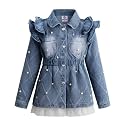 WELAKEN Girls Denim Jackets – Trendy Button-Up Outerwear for Kids