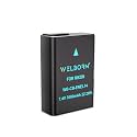 Welborn 3000 mAh (ENEL14 Platinum) Secondary Rechargeable Li-ion Battery for Nikon Digital Camera for Nikon D3100, D3200, D3300, D3400, D3500, D5100, D5200, D5300, D5500, D5600, DF DSLR &amp; More