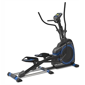 welcare lite commercial elliptical cross trainer wc6055 lcd display 15kg fly wheel 2134 stride