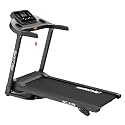 WELCARE Wc2199 3Hp Peak Dc Motor Treadmill, Lcd Display, Heart Rate Sensor, Motorized Foldable Treadmill For Home Use Manual Incline Execise Machine, Black