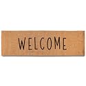 Welcome Front Door Mat 50x15 Inch, Oversized Extra Large Welcome Mat Coir