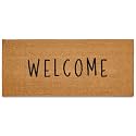 Welcome Long Door Mat 48x24 Inch Oversized Welcome Mat Coir For Double Door