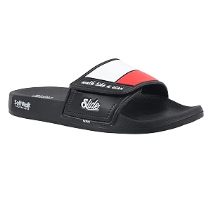 WELCOME Soft Mens Slippers Sliders with Cushion