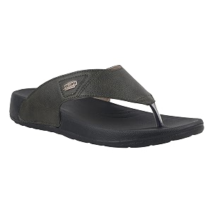WELCOME Soft Mens Slippers with Cushion FootBed