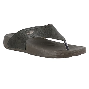 WELCOME Soft Mens Slippers with Cushion FootBed
