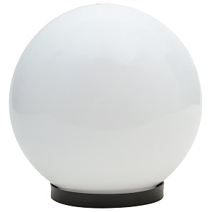 weldeocor unbreakable pvc milky white doom shape outdoor waterproof rust-resistant globe light for home office resort hotel garden banquet main gate boundary pillars poles