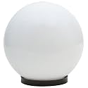 Weldeocor Unbreakable PVC Milky White Doom Shape Outdoor, Waterproof, Rust-Resistant Globe Light for Home, Office, Resort, Hotel, Garden, Banquet, Main Gate Boundary, Pillars, Poles