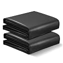 Welding Blanket Fireproof with Brass Grommets, 2 PCS, Large 6' x 4', Black