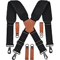 WELKINLAND Lightweight Tool Belt Suspenders, Carpenter Tool Bag Suspenders