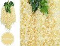 well art gallery Artificial Wisteria Flower for indoor&outdoor decoration 4 sticks Beige Westeria Artificial Flower