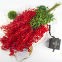 well art gallery Artificial Wisteria Vine Fake Wisteria Home Party Wedding Decor(Pack of 4,Red) Red Westeria Artificial Flower (43.2 cm, Pack of 4, Vine & Creepers)